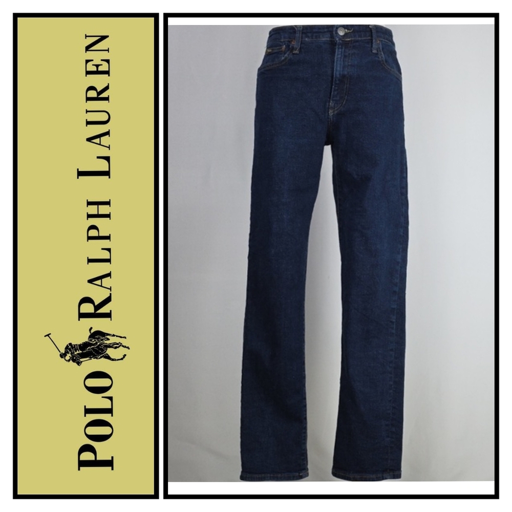 Polo Ralph Lauren Hampton Straight Jeans – Dark Wash Denim, Women’s Size 24